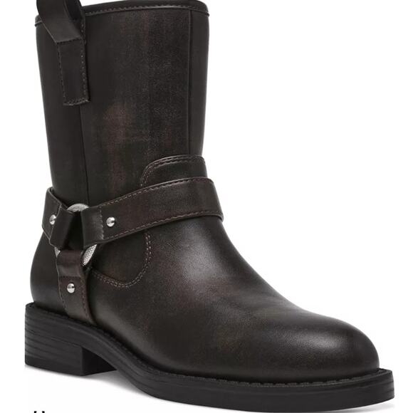 DV Dolce Vita Women's Poca Harness-Strap Moto Booties - Picture 1 of 6